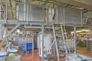 Freshwater streamice plant in bakery for dough cooling