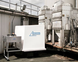 outdoor ice machine for dough cooling in bakery