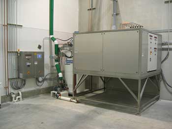 SIF automatic ice dosing system in bakery