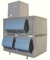 ice machine with storage